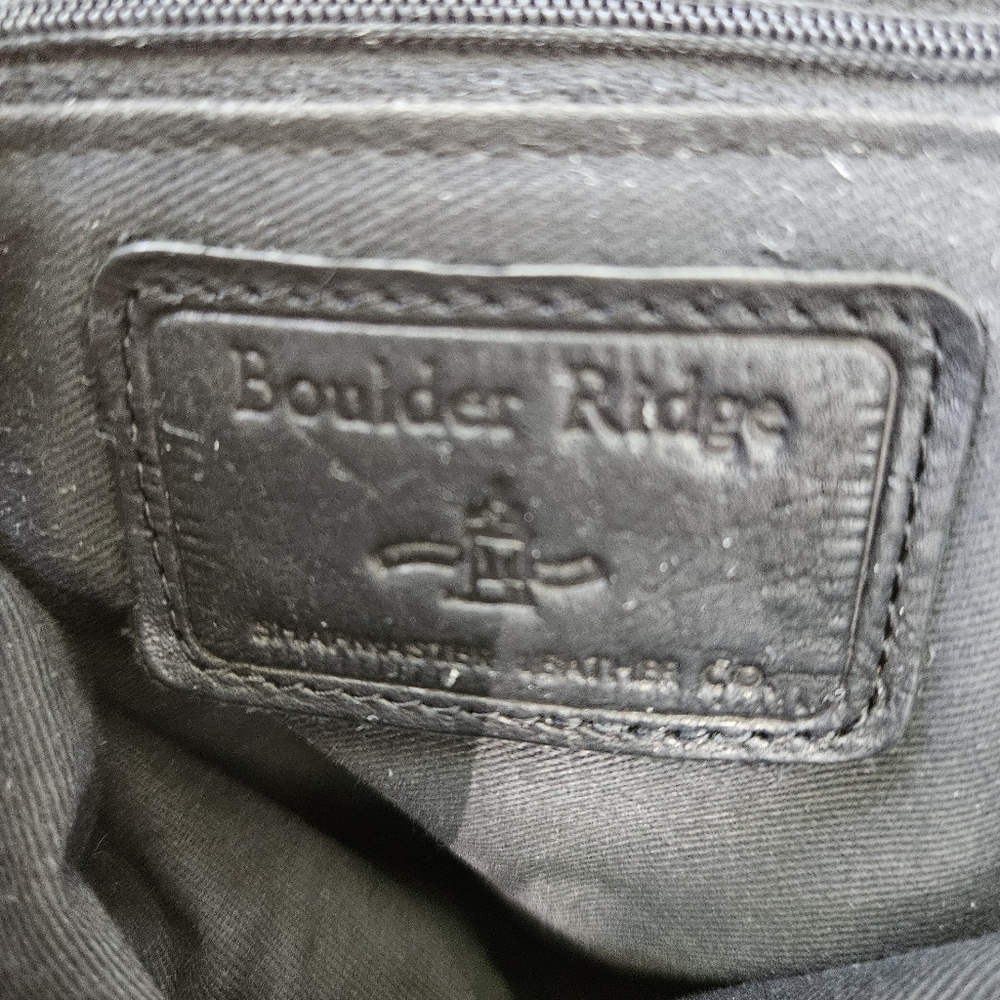 Boulder Ridge Shafmaster Leather Company leather backpack purse - Picture 6 of 12